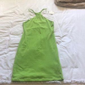 Zara Green Halter Dress